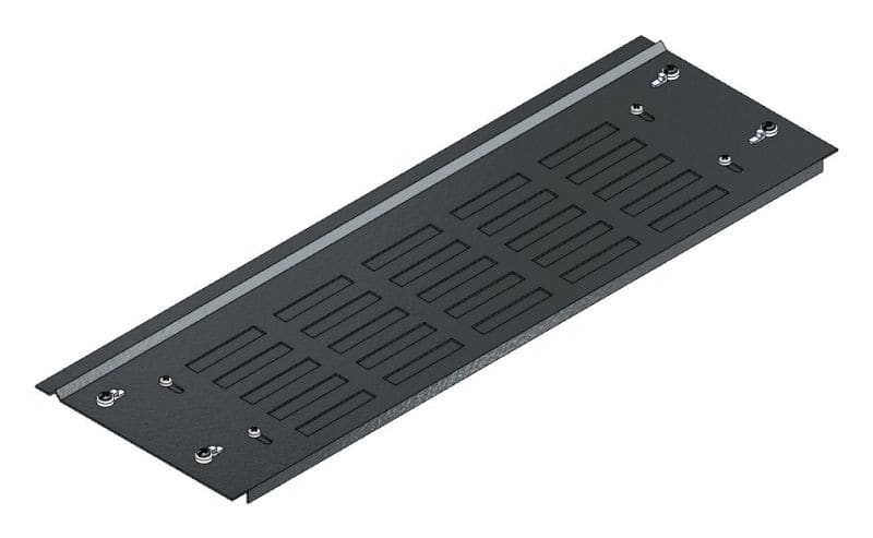 MEHLER - Bodenblech-Belüftung, verstellbar für Schrankbreite C (800mm)