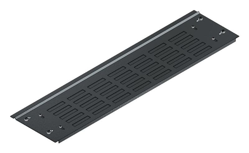 MEHLER - Bodenblech-Belüftung, verstellbar für Schrankbreite D (1000mm)