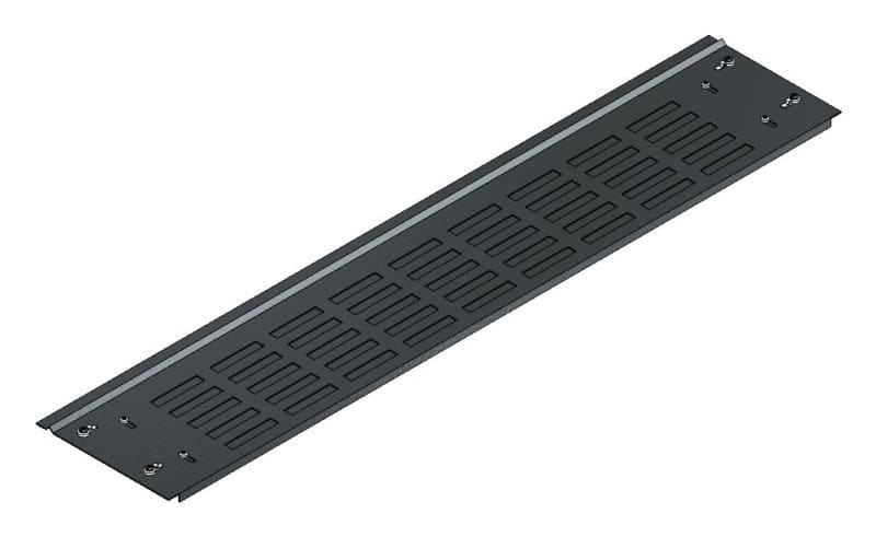 MEHLER - Bodenblech-Belüftung, verstellbar für Schrankbreite E (1200mm)