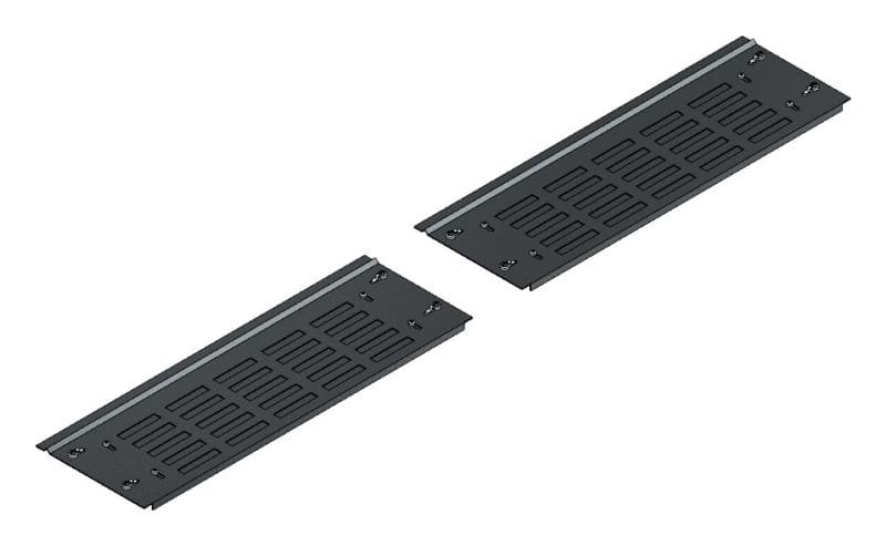 MEHLER - Bodenblech-Belüftung, verstellbar für Schrankbreite F (1500mm)