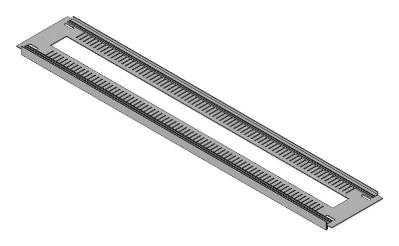 MEHLER - Schlitzblende,Breite D, belüftet Kunststoff,B900xH150mm