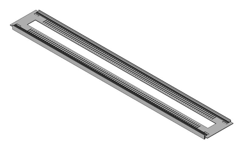 MEHLER - Schlitzblende,Breite E, belüftet Kunststoff,B1110xH150mm