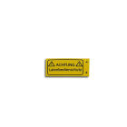 MEHLER - Aufkleber Laienbedienschutz Aufkleber 62x30mm