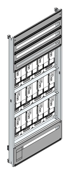 MEHLER - Zählerverteilereinsatz,12ZP, OÖ,Salzburg TN-Netz, Einsatzmaß B915xH2100mm