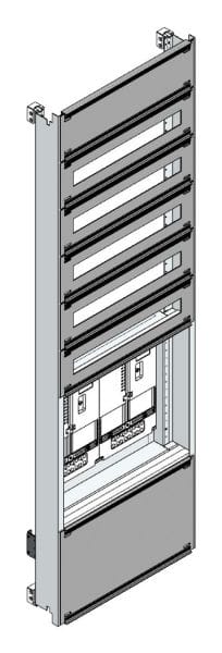 MEHLER - Zählerverteilereinsatz,2ZP, Wien TN-Netz, Einsatzmaß B505xH1625mm