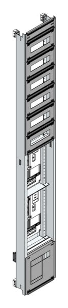 MEHLER - Zählerverteilereinsatz,2ZP, OÖ,Salzburg TN-Netz, Einsatzmaß B305xH2100mm