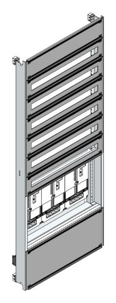 MEHLER - Zählerverteilereinsatz,3ZP, Wien TN-Netz, Einsatzmaß B705xH1775mm