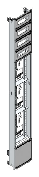 MEHLER - Zählerverteilereinsatz,3ZP, NÖ TN-Netz, Einsatzmaß B305xH2100mm
