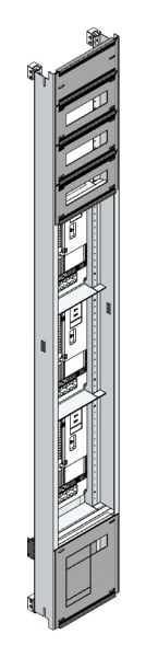 MEHLER - Zählerverteilereinsatz,3ZP, OÖ,Salzburg TN-Netz, Einsatzmaß B305xH2100mm