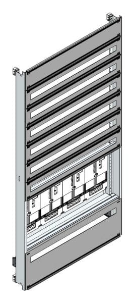 MEHLER - Zählerverteilereinsatz,4ZP, Kärnten TN-Netz, Einsatzmaß B915xH1775mm