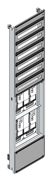 MEHLER - Zählerverteilereinsatz,4ZP, NÖ TN-Netz, Einsatzmaß B505xH2100mm