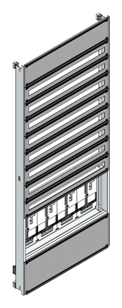 MEHLER - Zählerverteilereinsatz,4ZP, NÖ TN-Netz, Einsatzmaß B905xH2100mm