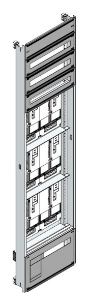 MEHLER - Zählerverteilereinsatz,6ZP, OÖ,Salzburg TN-Netz, Einsatzmaß B505xH2100mm