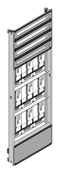MEHLER - Zählerverteilereinsatz,9ZP, NÖ TN-Netz, Einsatzmaß B705xH2100mm