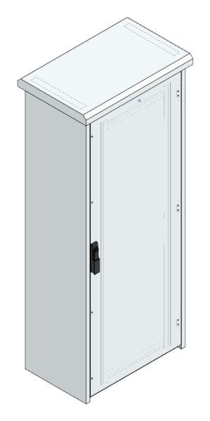 MEHLER - Outdoorschaltschrank, doppelwandig Breite 700 x Höhe 1660 x Tiefe 400mm