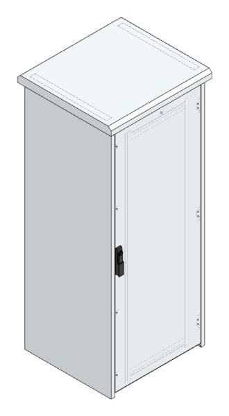 MEHLER - Outdoorschaltschrank, doppelwandig Breite 700 x Höhe 1660 x Tiefe 600mm