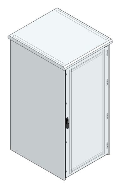 MEHLER - Outdoorschaltschrank, doppelwandig Breite 900 x Höhe 1860 x Tiefe 1000mm