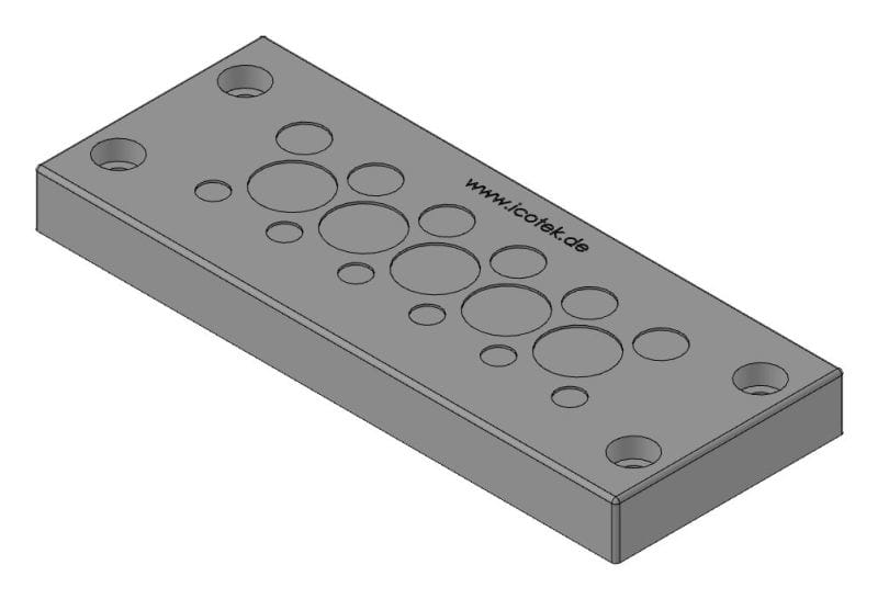 MEHLER - Flansch m. versch. Kabeleinführungen 6x 3,2-6,5mm, 6x 5-10,2mm, 5x 9-16,2mm