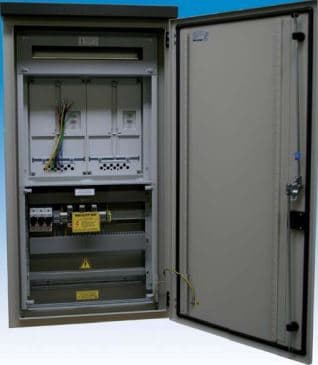 MEHLER - Hochspannungsmessung Outdoor 595x2035x410mm, IP54, Fe, Salzburg Netz