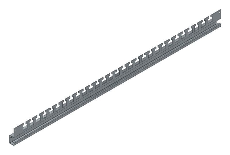MEHLER - Zugentlastungsschiene f. TSRM T1000mm für Pohlschellen und Kabelbinder