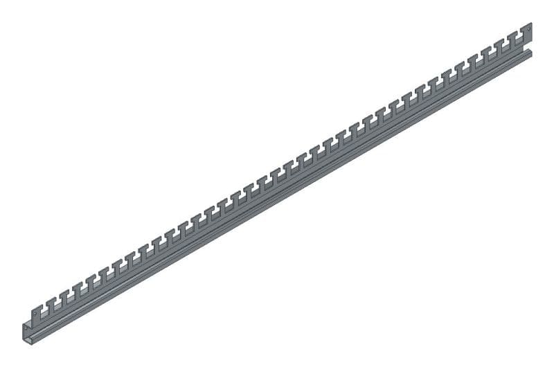 MEHLER - Zugentlastungsschiene f. TSRM T1200mm für Pohlschellen und Kabelbinder