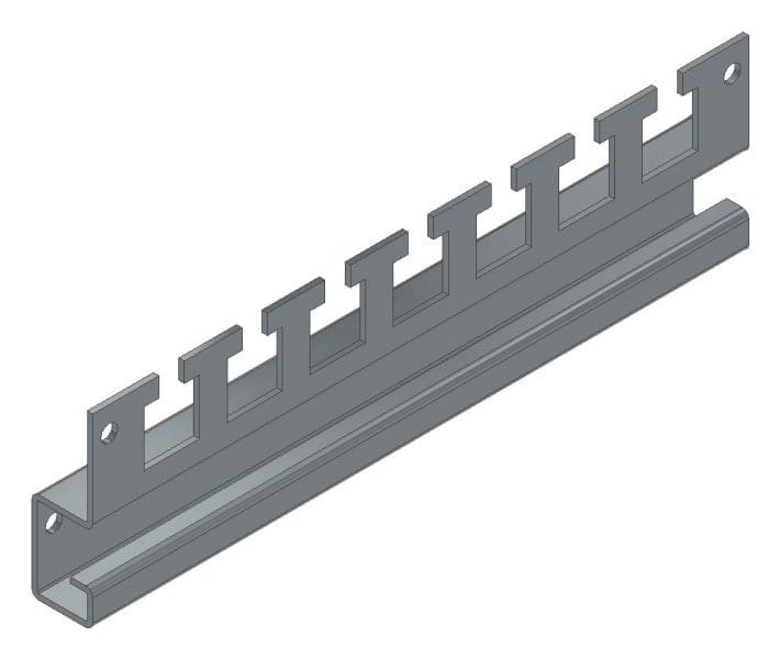 MEHLER - Zugentlastungsschiene f. TSRM T300mm für Pohlschellen und Kabelbinder