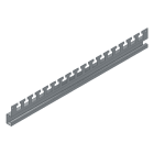 MEHLER - Zugentlastungsschiene f. TSRM T500mm für Pohlschellen und Kabelbinder