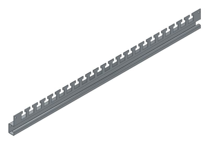 MEHLER - Zugentlastungsschiene f. TSRM T800mm für Pohlschellen und Kabelbinder