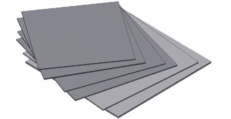 MEHLER - KS-Platte 1000x2000x2mm ganze Platte