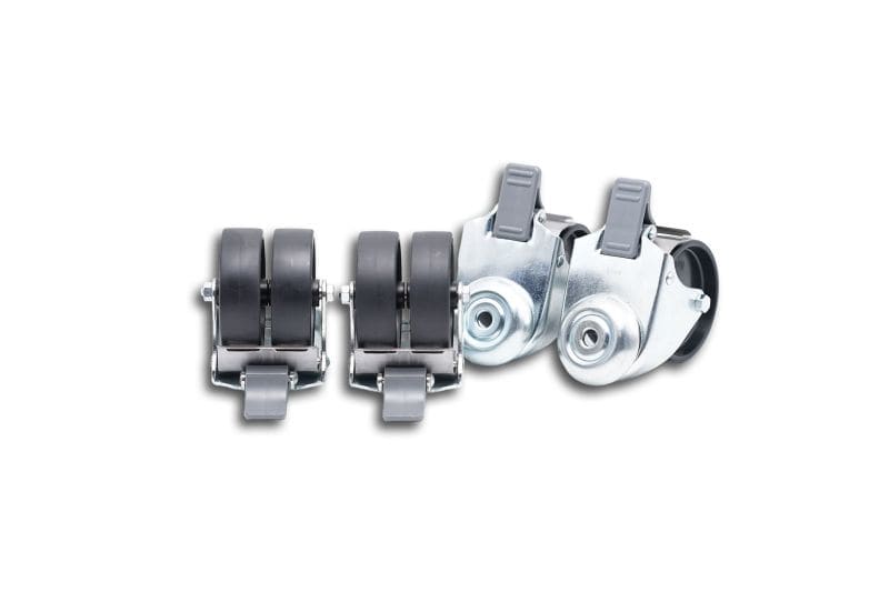 MEHLER - Lenkrollen 100kg Tragfähigkeit feststellbar, Packung per 4 Stück