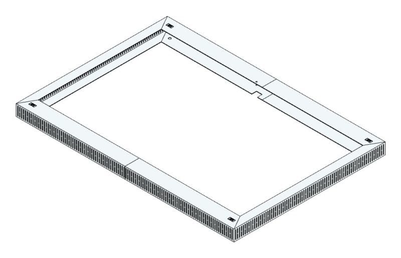 MEHLER - Lüftungshaube f. TSRM-C/1200 800x60x1150mm, Öffnung 468cm2
