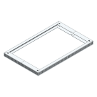 MEHLER - Lüftungshaube f. TSRM-E/800 1200x60x750mm, Öffnung 468cm2