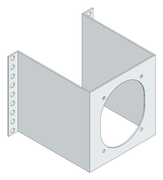 MEHLER - Steckdosenbügel f. CEE 5x16/5x32 schräg