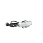MEHLER - Steckdosenleiste 4fach Schuko inkl. 2m Kabel mit Schuko