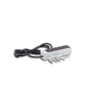 MEHLER - Steckdosenleiste 4fach C19 rot inkl. 2m Kabel mit Schuko