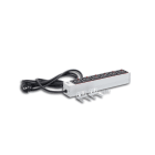 MEHLER - Steckdosenleiste 6fach C19 rot inkl. 2m Kabel mit Schuko