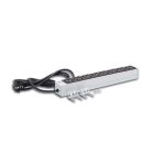 MEHLER - Steckdosenleiste 8fach C19 rot inkl. 2m Kabel mit Schuko