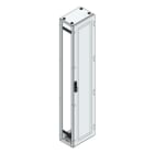 MEHLER - V2A-Anreihschrank BxHxT 400x2000x300mm o. Rückwand, o. Seitenwand, m. Türe 1fl.
