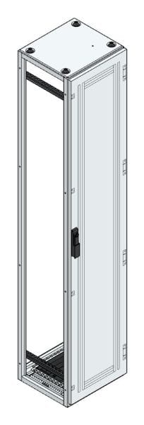 MEHLER - V2A-Anreihschrank BxHxT 400x2000x400mm o. Rückwand, o. Seitenwand, m. Türe 1fl.