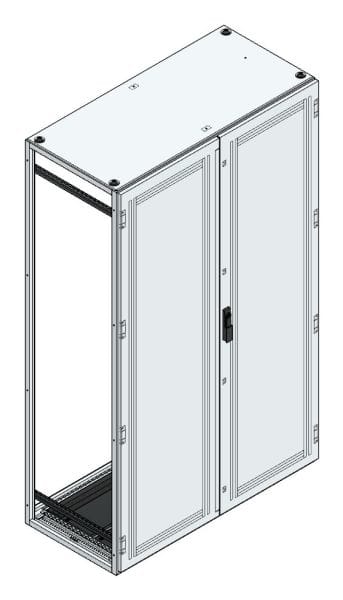 MEHLER - V2A-Anreihschrank BxHxT 1200x2000x600mm o. Rückwand, o. Seitenwand, m. Türe 2fl.
