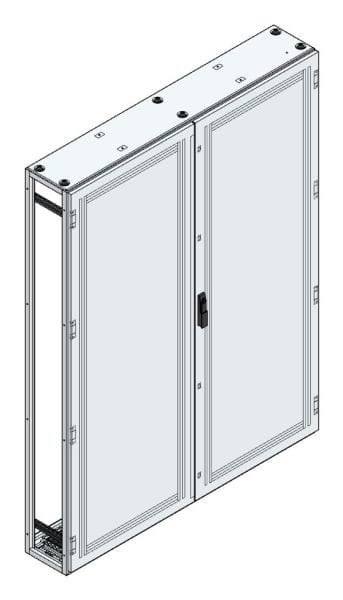MEHLER - V2A-Anreihschrank BxHxT 1500x2000x300mm o. Rückwand, o. Seitenwand, m. Türe 2fl.