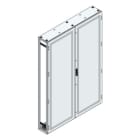 MEHLER - V2A-Anreihschrank BxHxT 1500x2200x300mm o. Rückwand, o. Seitenwand, m. Türe 2fl.