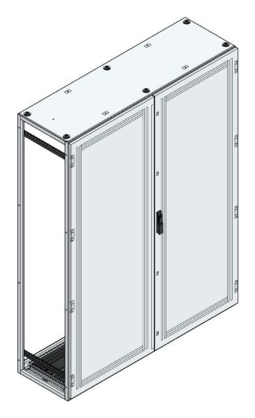 MEHLER - V2A-Anreihschrank BxHxT 1500x2000x500mm o. Rückwand, o. Seitenwand, m. Türe 2fl.