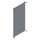 MEHLER - schwere Montageplatte für TSRM-C Höhe 1600mm
