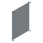 MEHLER - schwere Montageplatte für TSRM-D Höhe 1400mm