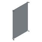 MEHLER - schwere Montageplatte für TSRM-D Höhe 1600mm