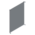 MEHLER - schwere Montageplatte für TSRM-E Höhe 1600mm
