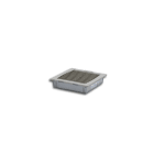 MEHLER - Ansaugfilter+Kunststoffgitter, GV250 Luftleistung mit Filter 42m³/h, RAL7032