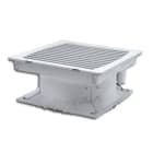MEHLER - Einbaulüfter, IP55 Luftleistung mit Filter 490m³/h, RAL7035