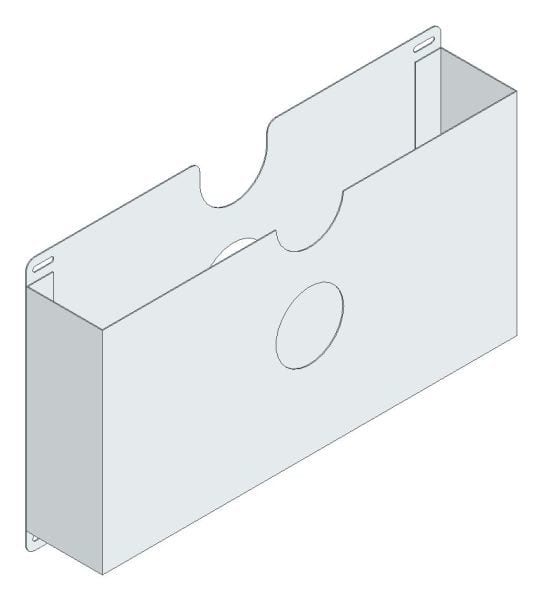MEHLER - Plantasche Fe, für A3-Ordner B 490 x H 300 x T 91mm